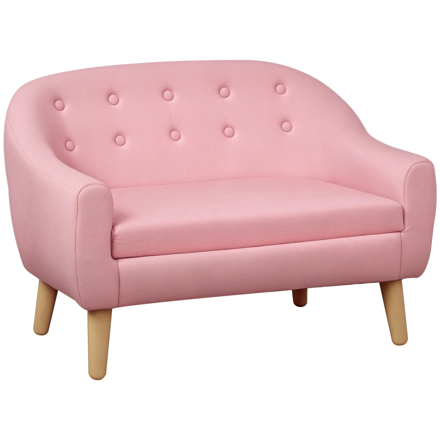 Cozy Children Sofa Couch, Seats 2 Kids