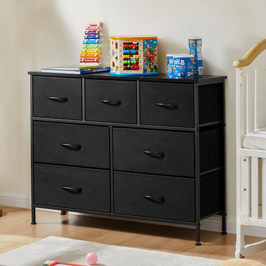 Storage Organizer, Dresser with 7 Fabric Drawers