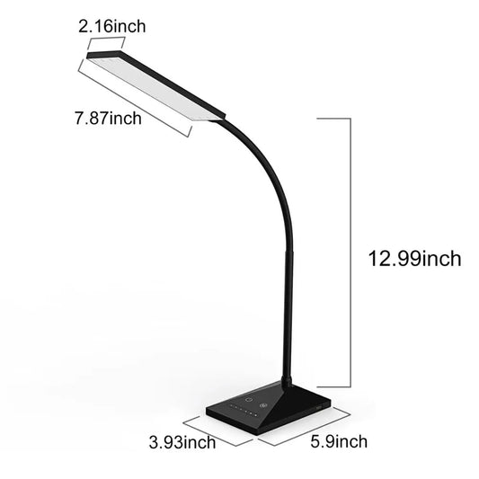 Flexible Touch Sensor LED Reading Dimmable Desk Lamp