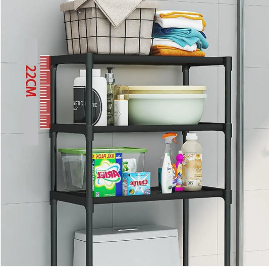 Over the Toilet 3-Tier Metal Bathroom Organizer Shelf