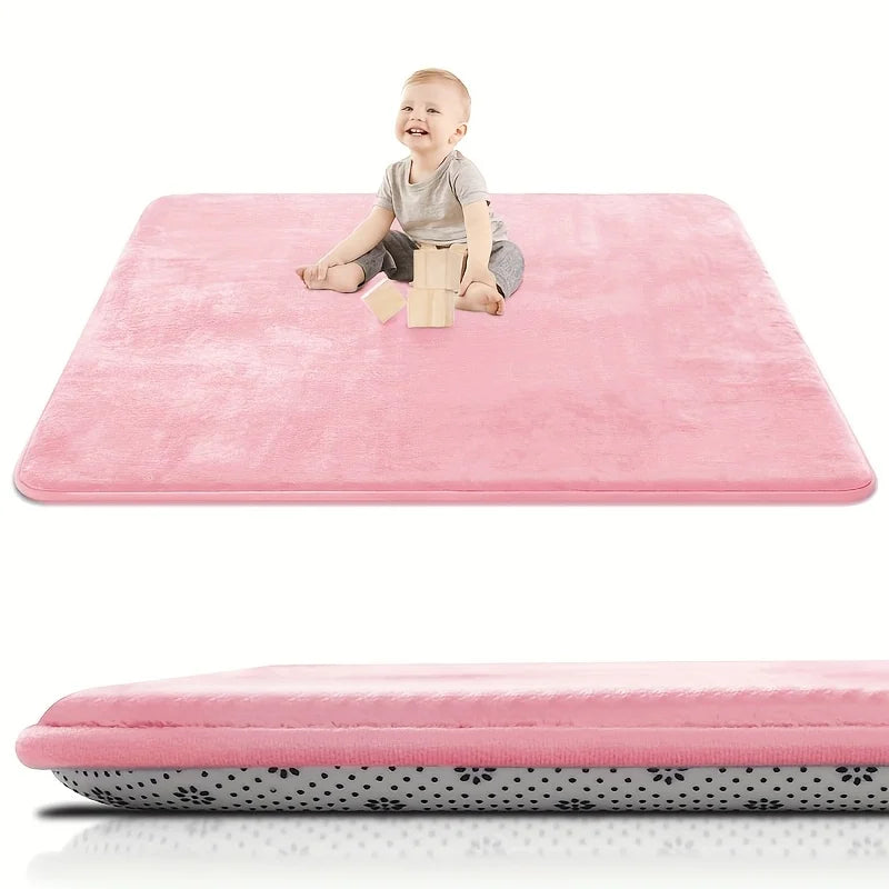 Thick Memory Foam Baby Play Mat for Tummy Time