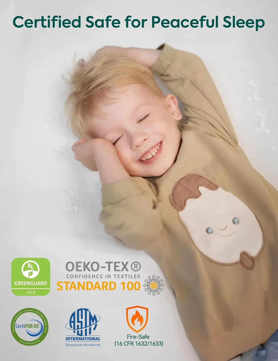 Dual Sided Crib Mattress with Breathable Memory Foam