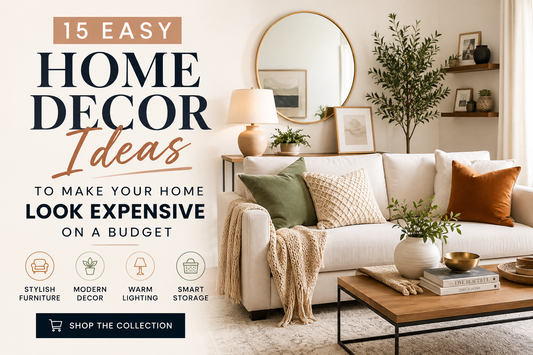 15 Easy Home Decor Ideas to Make Your Home Look Expensive on a Budget