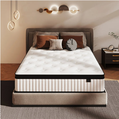 10/12 inch Thick High Density, Medium Firmness Mattress