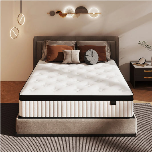 10/12 inch Thick High Density, Medium Firmness Mattress