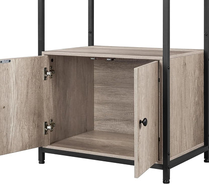 Kitchen Baker's Rack with Storage Shelves & Cabinet