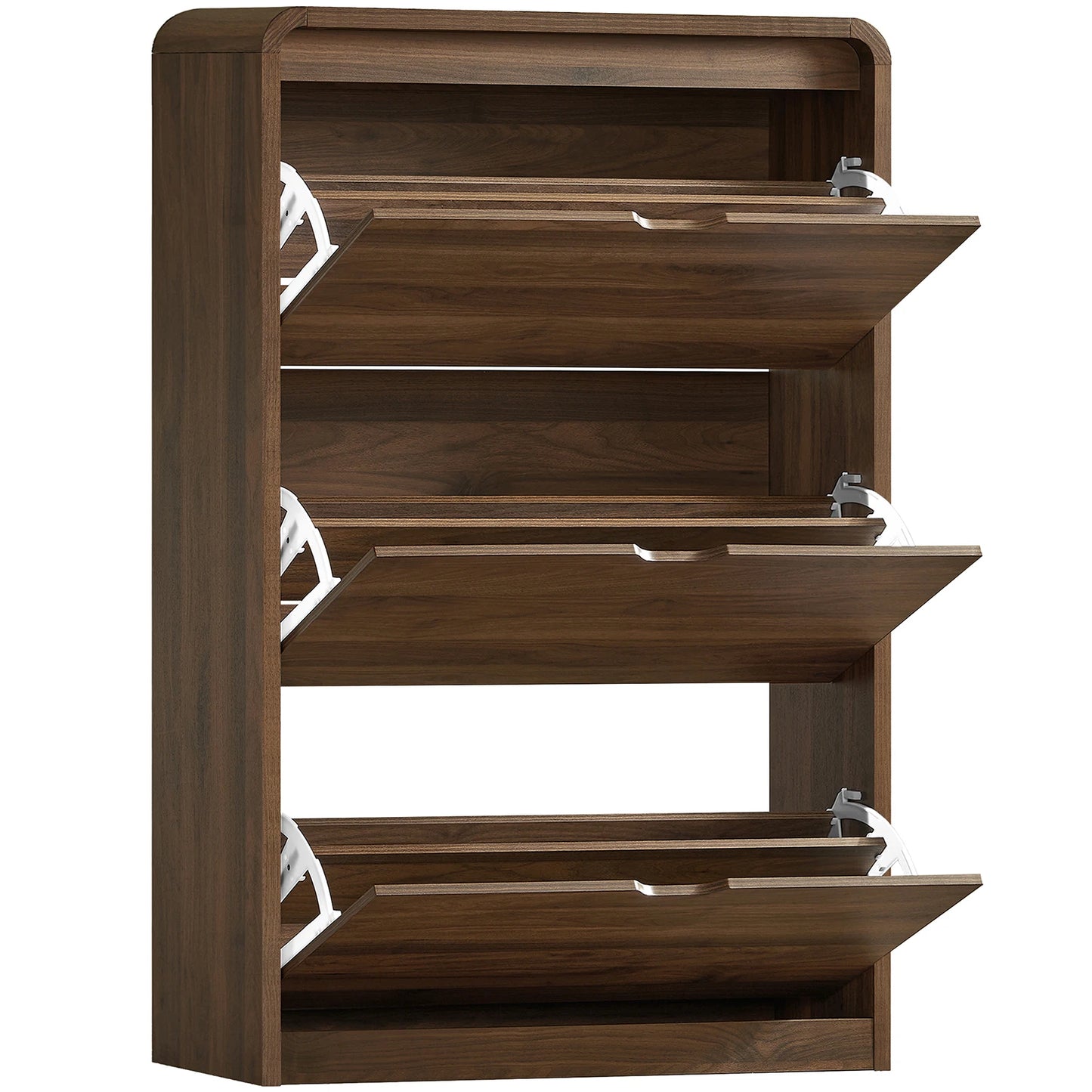 Shoe Cabinet with 3 Flip Drawers & Adjustable Shelves for 18-27 Pairs