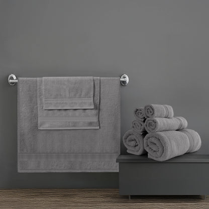 6-Piece Bath Towel Set – 100% Cotton, Ultra-Soft & Absorbent