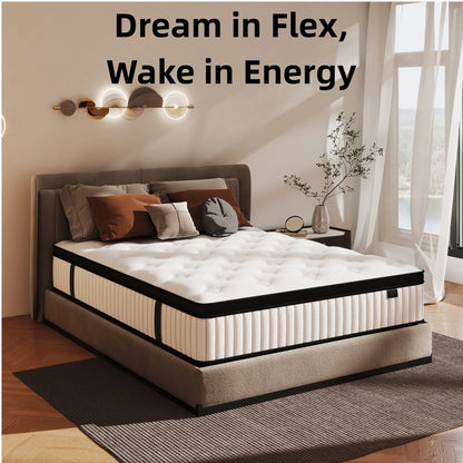 10/12 inch Thick High Density, Medium Firmness Mattress