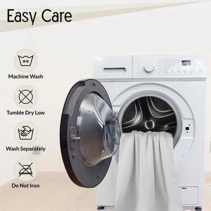 6-Piece Bath Towel Set – 100% Cotton, Ultra-Soft & Absorbent