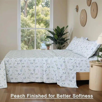 Butter Flight - Crisp Cooling 100% Organic Cotton Percale Sheet Set