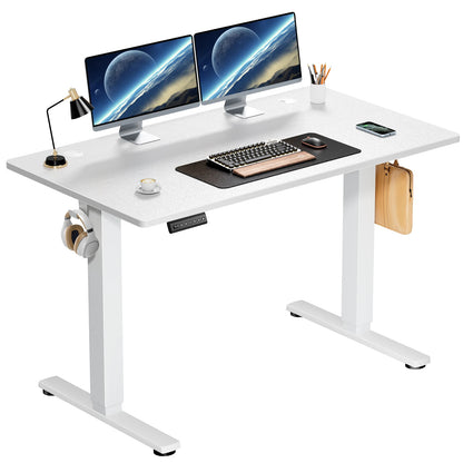 40 x 24 Inch Electric Sit Stand Computer Desk w/ Adjustable Height