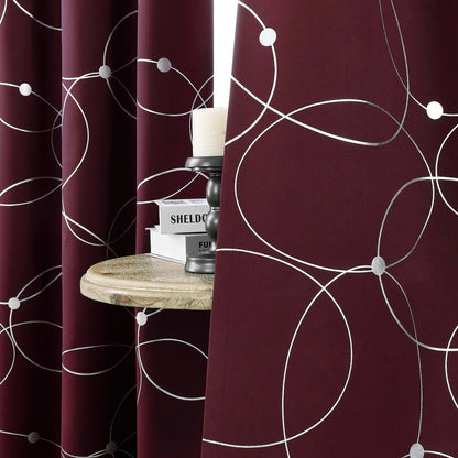4PCS Blackout Curtains are Thermal Insulated