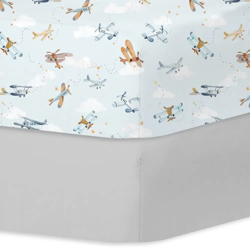 2-Pack Super Soft Baby Bedding for Crib or Toddler Mattress