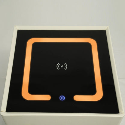 Smart Nightstand w/ Drawer, Safe & Wireless Charging