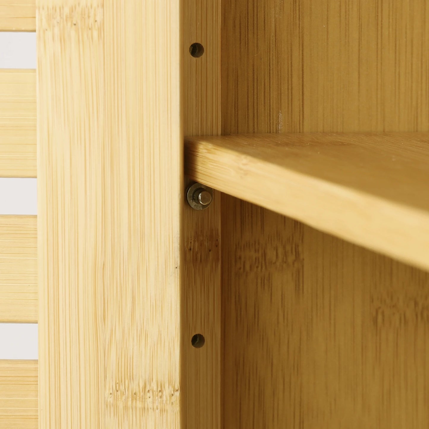 Wall Mounted Bamboo Medicine Cabinet