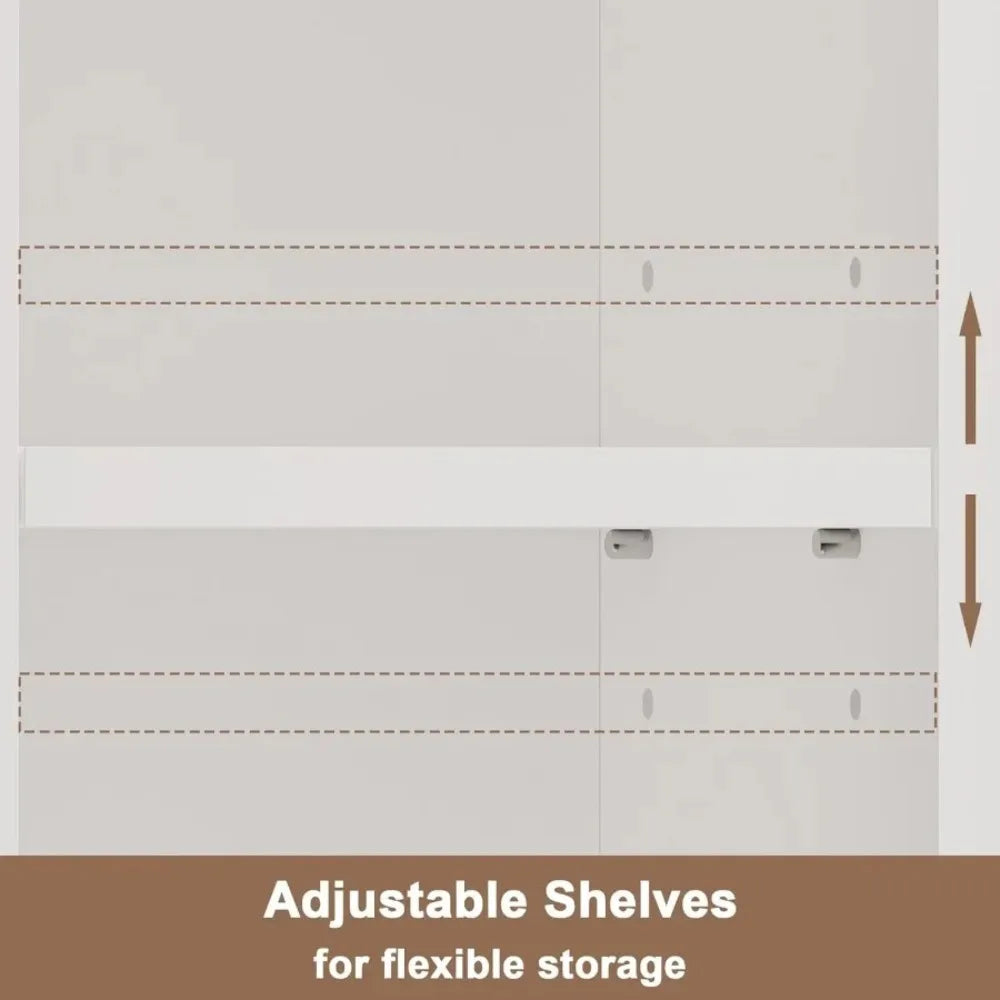 Narrow Bathroom Storage Cabinet with Adjustable Shelves