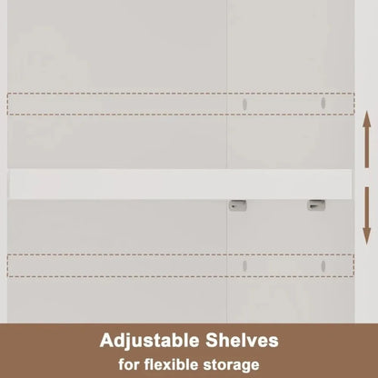 Narrow Bathroom Storage Cabinet with Adjustable Shelves