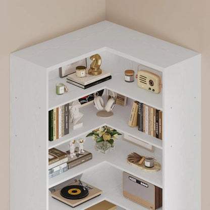 6 Tiers Large Bookshelves with Storage Rack