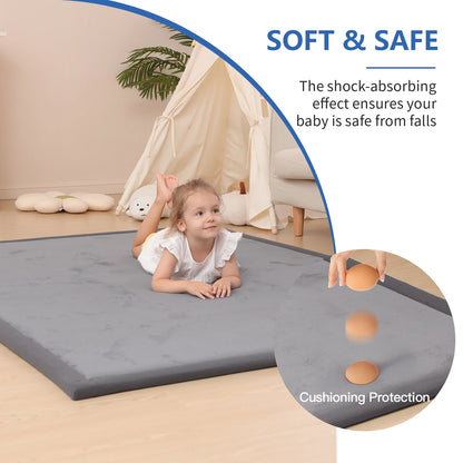 Non-Slip Thick Soft Foam Baby Activity Rug