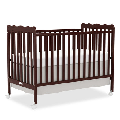 4-in-1 Convertible Wooden Baby Crib w/ 3 Adjustable Heights