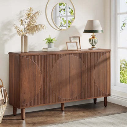 Modern Storage Cabinet Sideboard Buffet Table with Doors