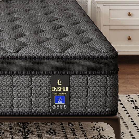 12/14 Inch Gel Memory Foam Hybrid Pocket Spring Mattress