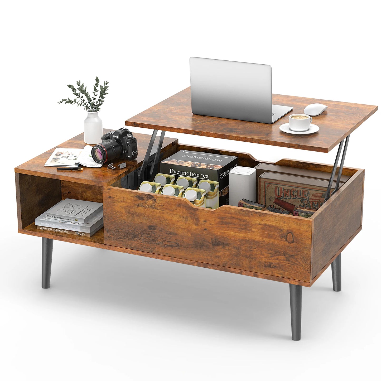 Lift Top Coffee Tables For Living Room, 39.37"x19.7"