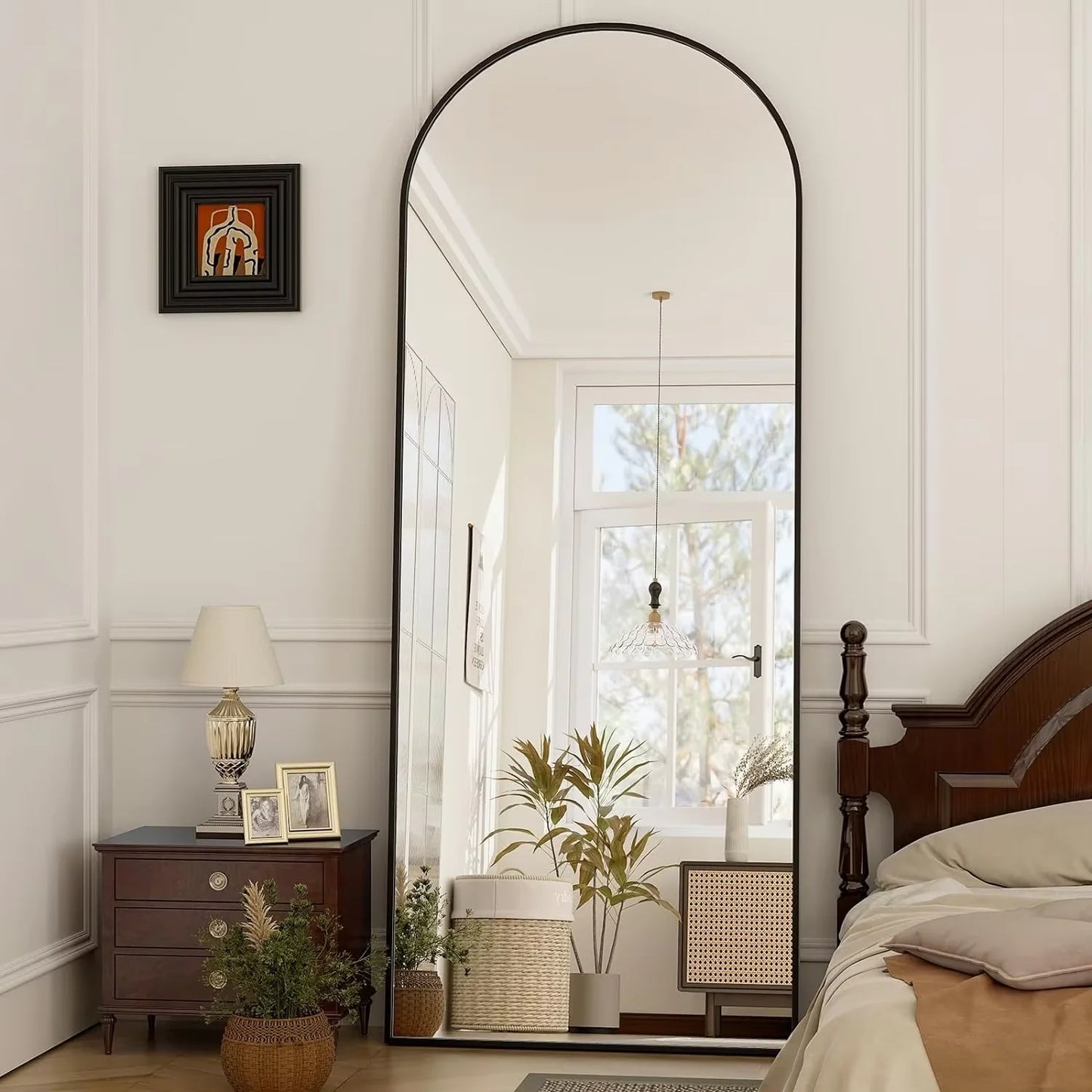 21 x 64 inch Arched Full Length High-Definition Mirror