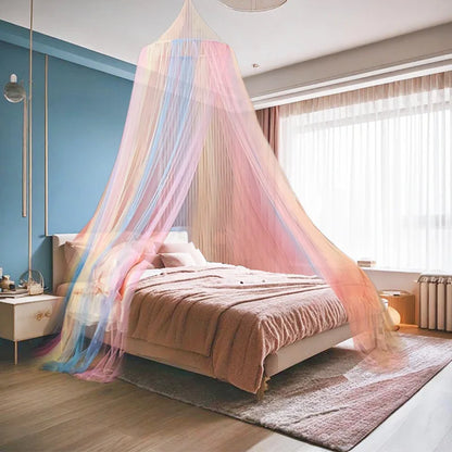 Dome Rainbow Princess Bed Canopy or Tent for Kids