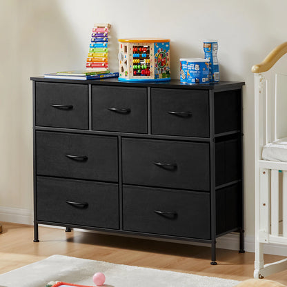 Storage Organizer, Dresser with 7 Fabric Drawers
