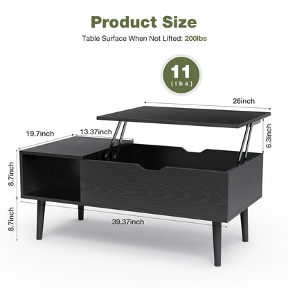 Lift Top Coffee Tables For Living Room, 39.37"x19.7"