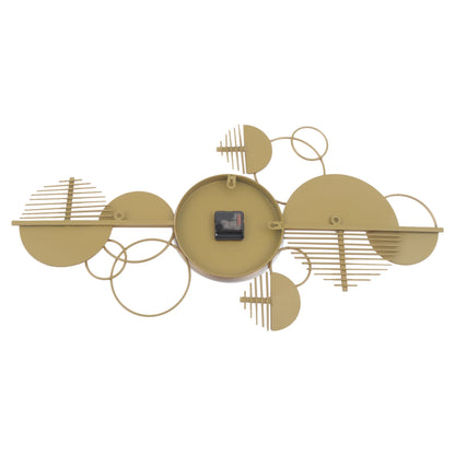 Creative Modern Metal Wall Clock, Gold