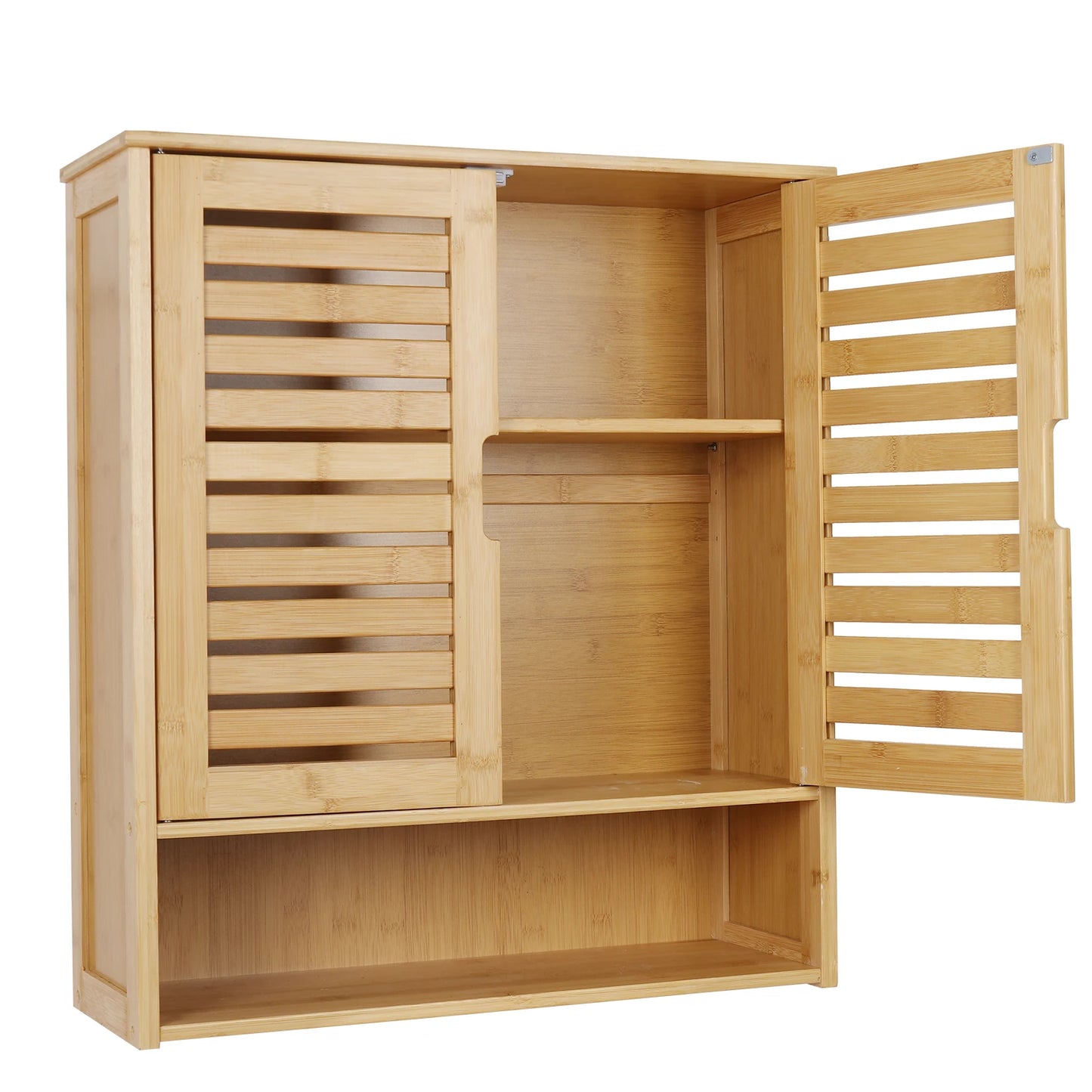 Wall Mounted Bamboo Medicine Cabinet
