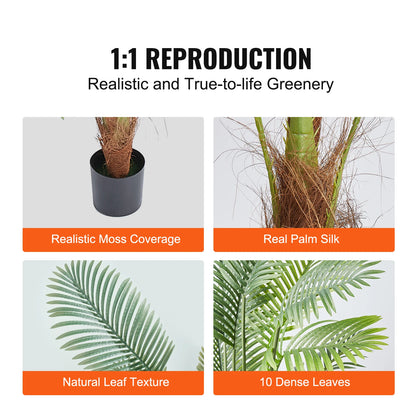 Artificial Palm Tree 4/5/6 FT Faux Plant