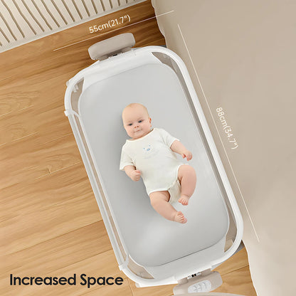 Automatic Rocking Bassinet with Music and Soft Mattress