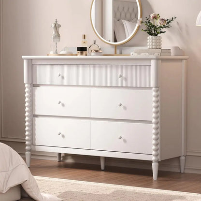 Kids Wood Dresser with Large Storage Drawers
