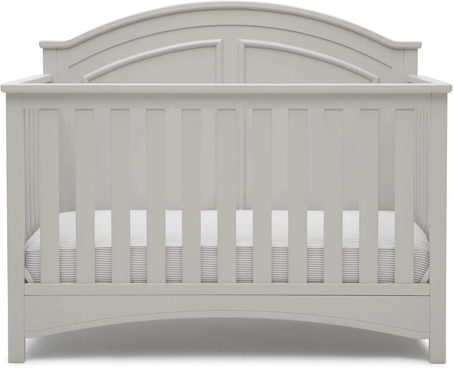 6-in-1 Convertible Crib with Adjustable Height for Baby Safety