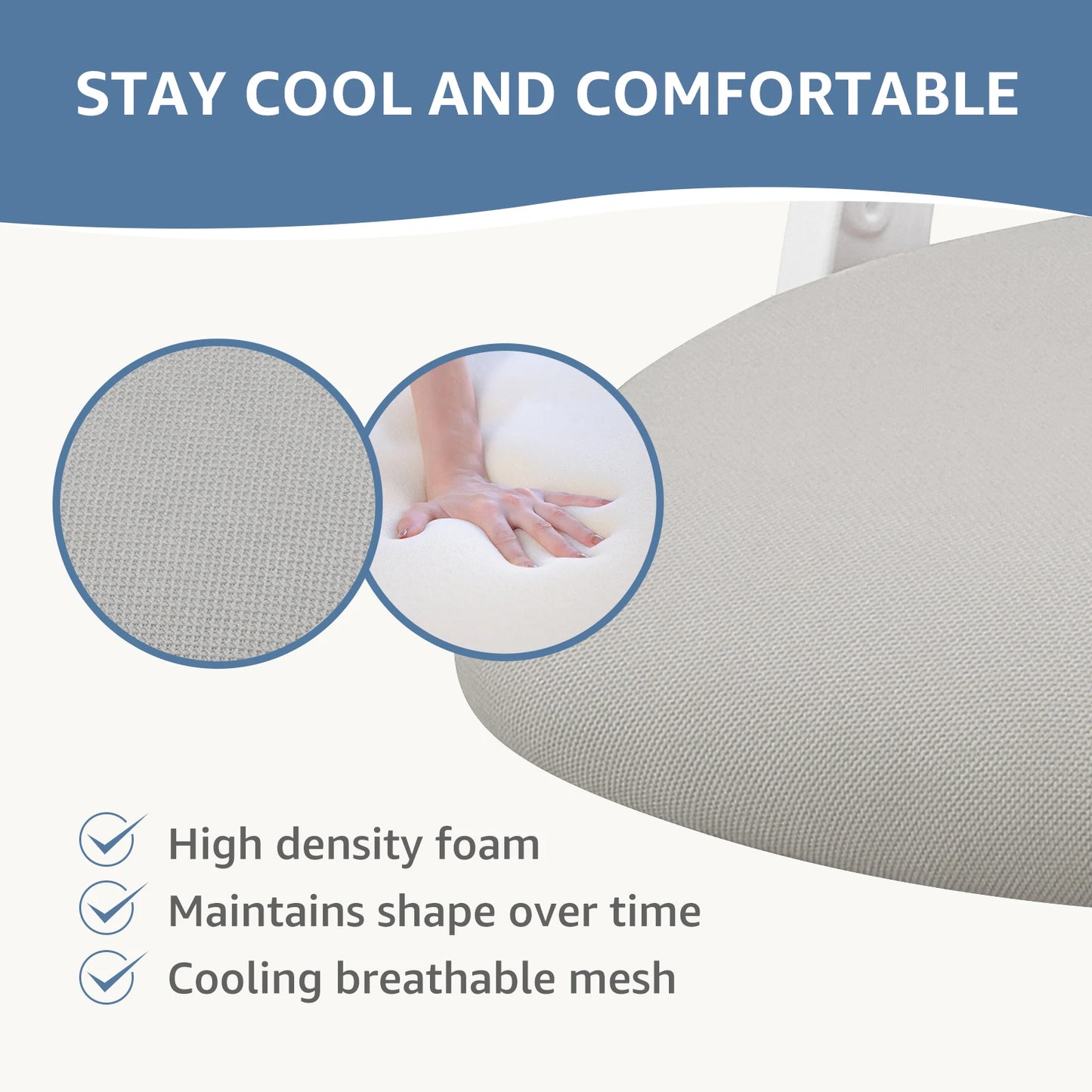 Mesh Ergonomic Office Desk Chair with Adjustable Headrests & Lumbar Support