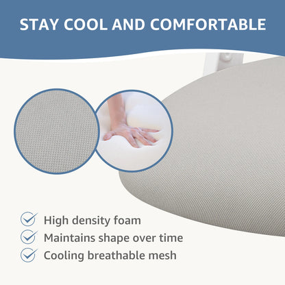 Mesh Ergonomic Office Desk Chair with Adjustable Headrests & Lumbar Support