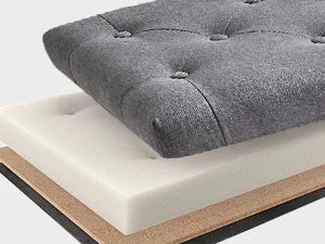 42" Storage Ottoman Bench w/ Flipping Lid & Safety Hinge