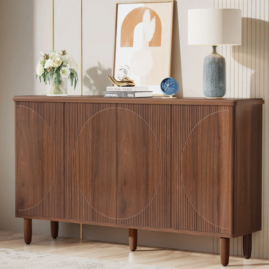 Modern Storage Cabinet Sideboard Buffet Table with Doors