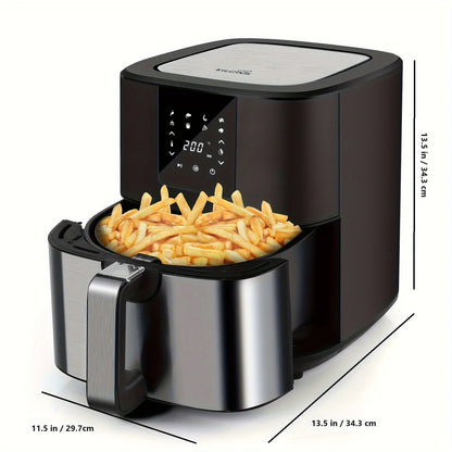 7QT Air Fryer Cooker w/ 8 Presets Menu & Digital Touch Screen