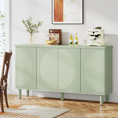 Modern Storage Cabinet Sideboard Buffet Table with Doors