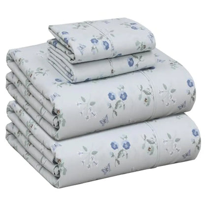 Butter Flight - Crisp Cooling 100% Organic Cotton Percale Sheet Set
