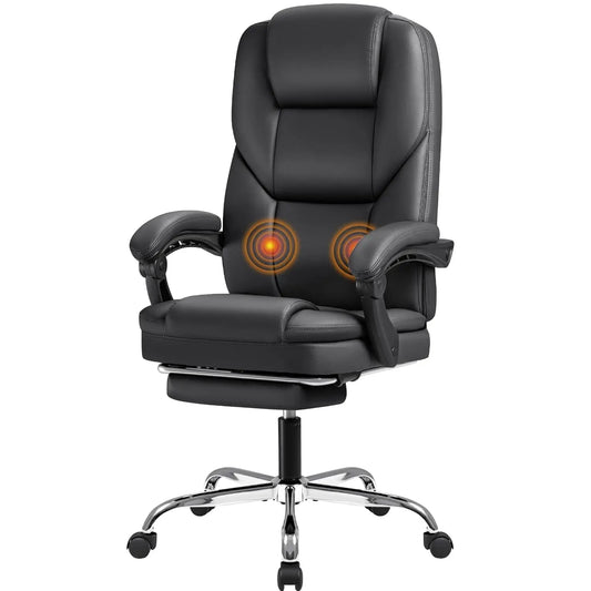 Big and Tall Executive Office Chair with Footrest