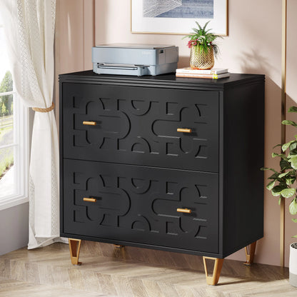 2-Drawer Lateral File Cabinet for Legal/Letter/A4 Size Files