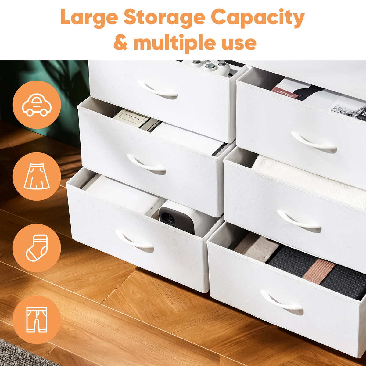 Kids' Wardrobe Storage Dresser