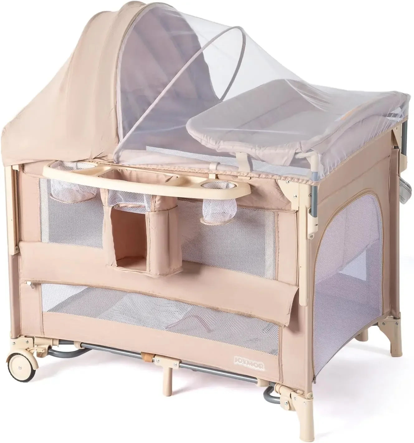 9 in 1 Bedside Bassinet with Changing Table & Music Center