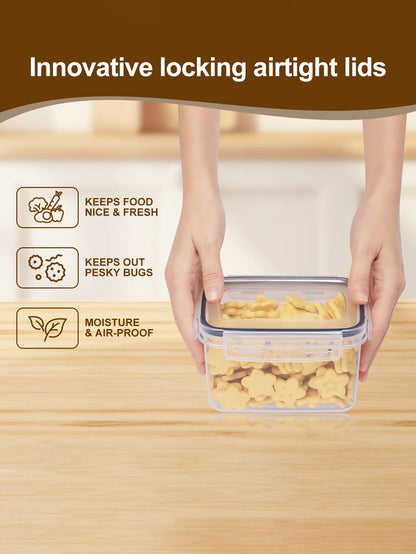 48pcs, Sealed Food Storage Containers with Lids for Dry Foods